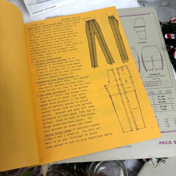 Couturier Sewing Pattern 111B Straight Leg Tailored Pants by Leonora Johnson Vtg - Picture 10 of 12